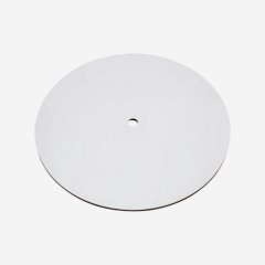 Подложка под торт с отверстием двухсторонняя ЛХДФ Белая 42 см 