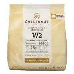 Шоколад белый CALLEBAUT 28% 400 г W2-E0-D94