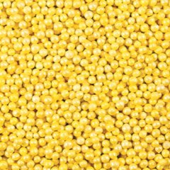 Посыпка кондитерская шарики "Жёлтые" 2 мм 1 кг tp19879