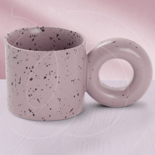 Кружка керамическая "Сиреневый бублик" 300 мл 9624028