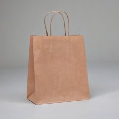 Пакет бумажный с ручками Крафт 32х18х37 см 