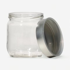 Банка стеклянная с металлической крышкой 380 мл 9912510