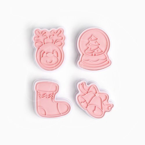 Набор вырубок-оттисков "Узор на окнах" 4 шт 10439462