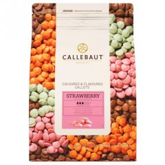 Шоколад CALLEBAUT Розовый клубничный 100 г STRAWBERRY-RT-U70