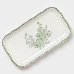 Блюдо для подачи фарфоровое "Зелень" 10791194