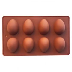 Форма силиконовая "Яйца" 8 шт 44406