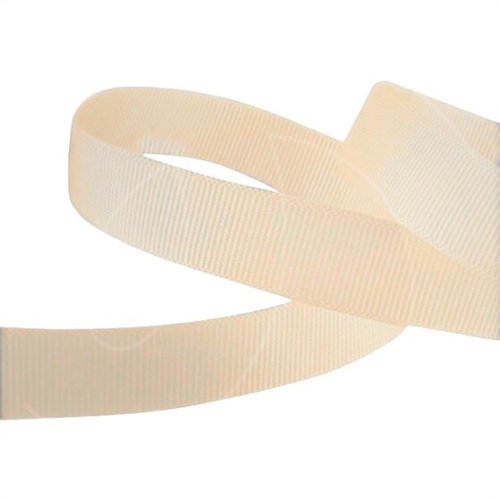 Лента для декора и упаковки Репсовая Молочная 2,5 см 143-25RG