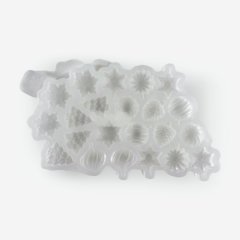 Молд силиконовый "Ёлочные игрушки мини" 2х2 см 										