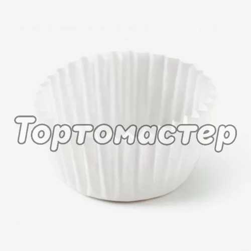 Капсула бумажная Белая D50 H35 40 шт ForG CAPSULE C W 50*35 G