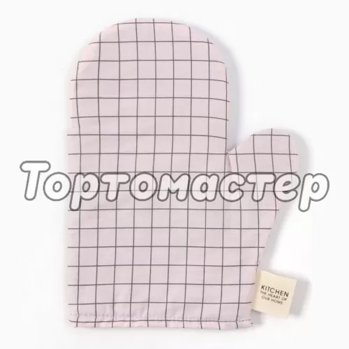 Варежка-прихватка кухонная "Клетка" 9596600