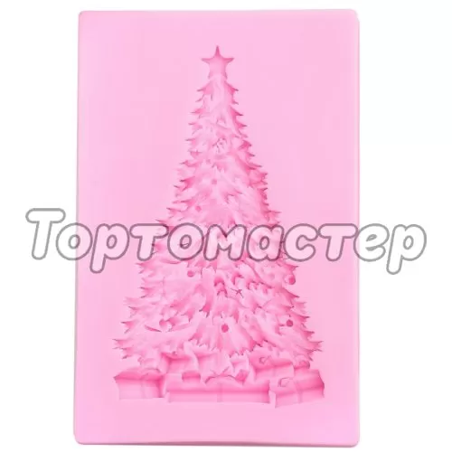 Молд силиконовый "Новогодняя ёлочка" 3624590, M-99