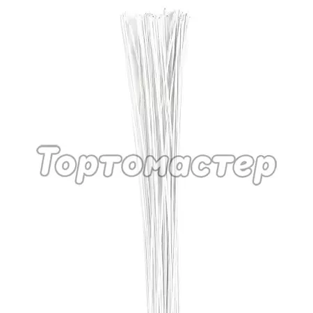 Проволока белая 36 см 0,9 мм 20 шт 7563008