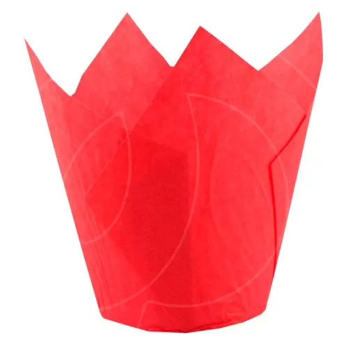 Капсула тюльпан Красная D50 H80 мм 1 шт TULIP R 50*80 E    716050PRE_R, б-32